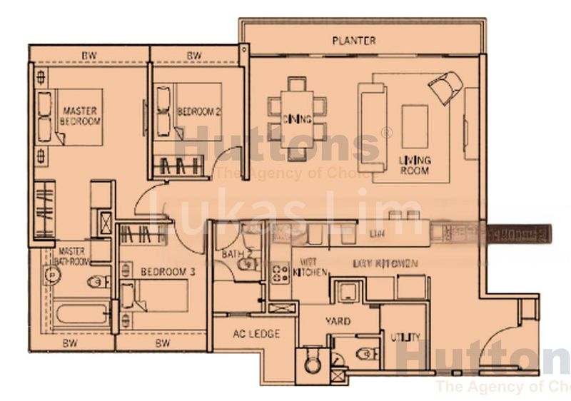 3 Bed Apartment (Condo) for Sale in  The Centris - Image 8
