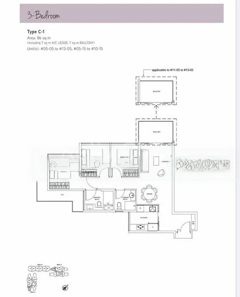 3 Bed Apartment (Condo) for Rent in  Nine Residences - Image 14