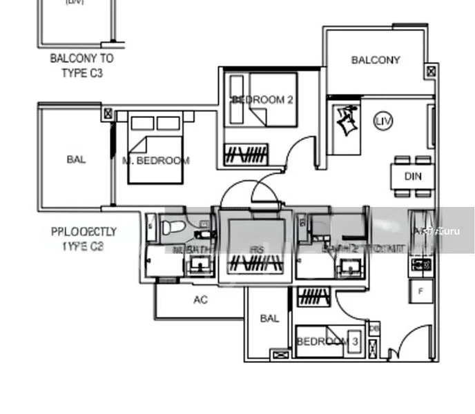 3 Bed Condo for Rent in  Uptown @ Farrer - Image 10