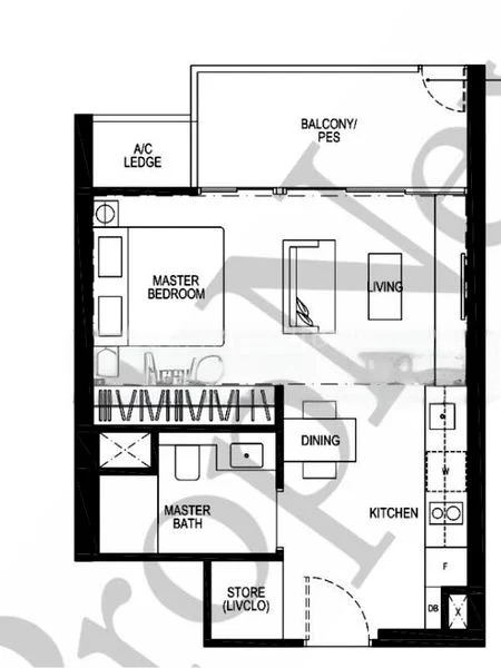 1 Bed Apartment (Condo) for Rent in  Seaside Residences - Image 9