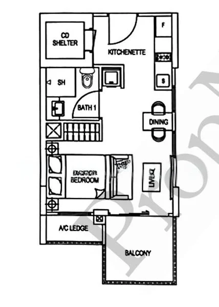 Studio Condo for Rent in  Parc Elegance - Image 11