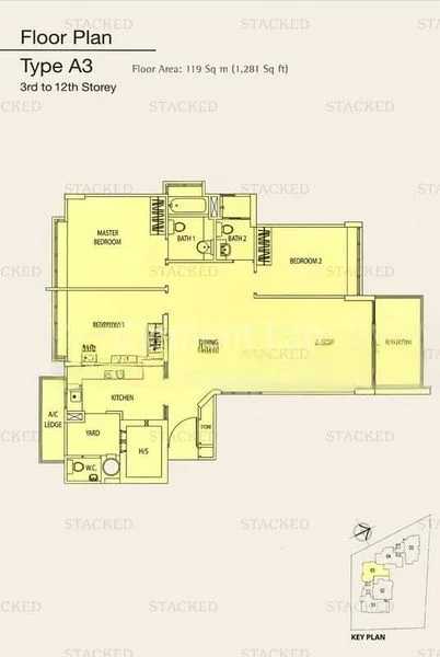 3 Bed Condo for Rent in  The Yardley - Image 7