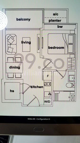 Studio Condo for Sale in  Wilkie 80 - Image 7