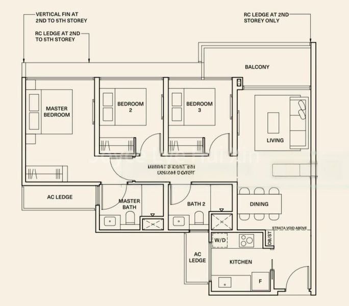 3 Bed Condo for Sale in The Watergardens At Canberra - Image 19