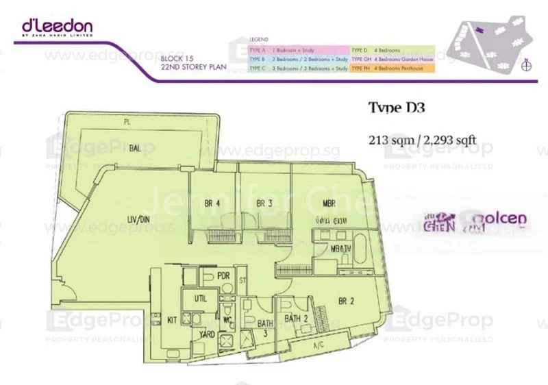 4 Bed Condo for Rent in  D'leedon - Image 12