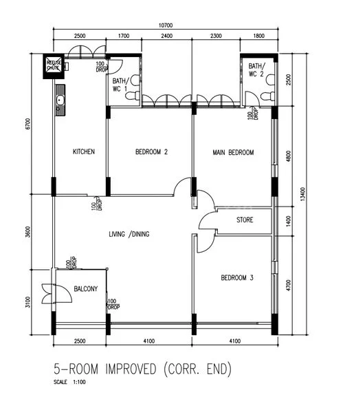 5 Room (5I) HDB for Sale in 167 Yishun Ring Road - Image 11