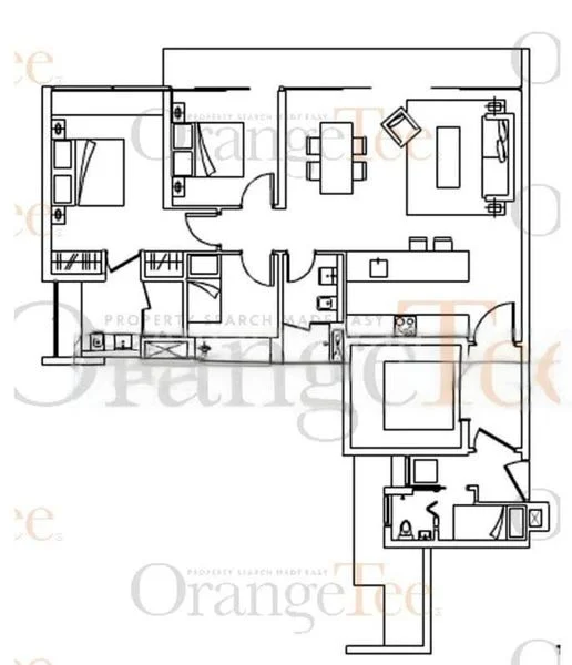 3 Bed Apartment (Condo) for Rent in  Scotts Square - Image 8