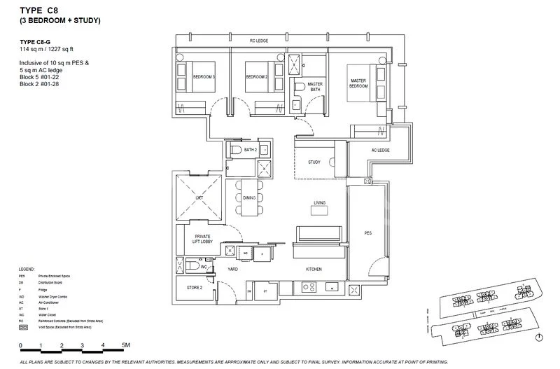 3 Bed Apartment (Condo) for Sale in The Continuum - Image 10