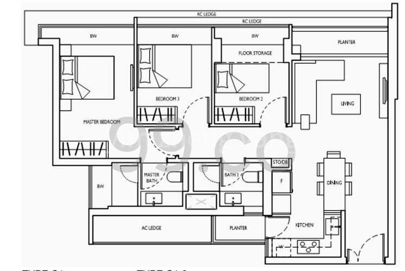 3 Bed Condo for Rent in D'nest - Image 11