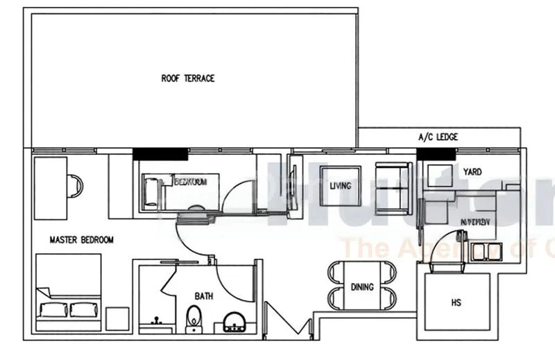 2 Bed Condo for Rent in  D'hiro @ Hillside - Image 7