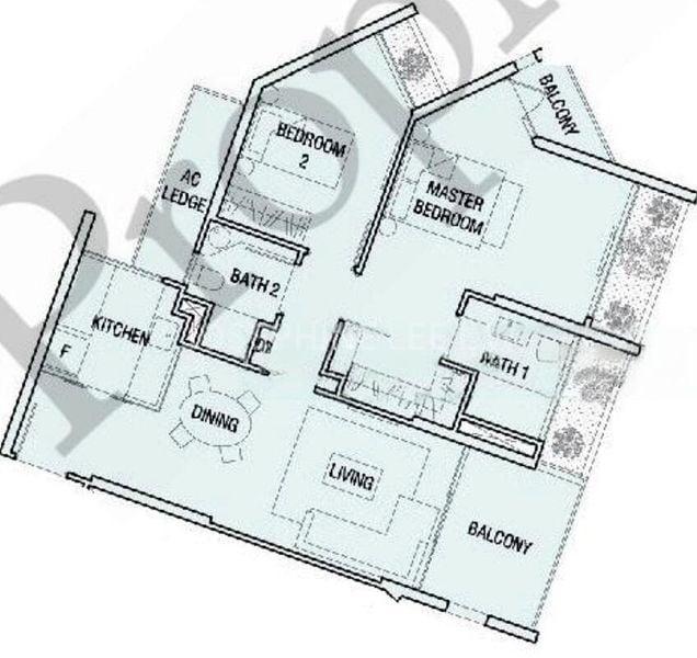 2 Bed Condo for Rent in  The Crest - Image 13