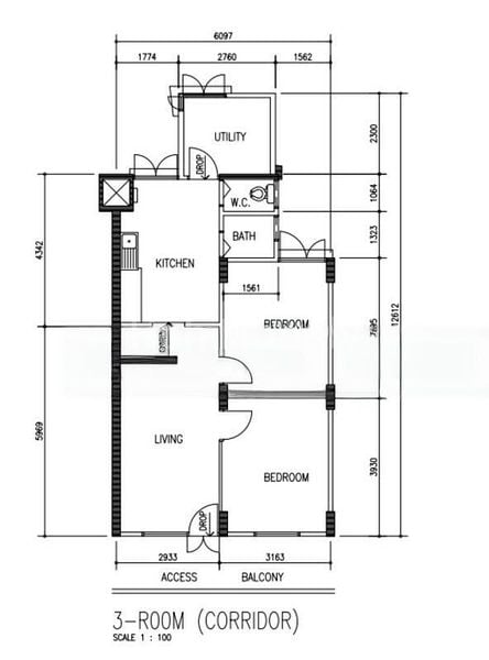 3 Room (3I) HDB for Sale in  2 Jalan Bukit Merah - Image 8