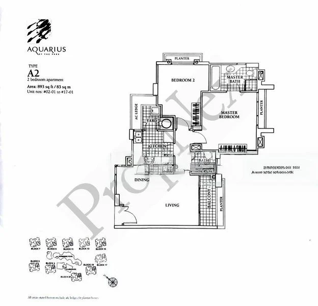 2 Bed Condo for Sale in  Aquarius By The Park - Image 9