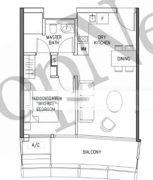 1 Bed Apartment (Condo) for Rent in  Duo Residences / Duo Tower/Duo  Galleria - Image 7