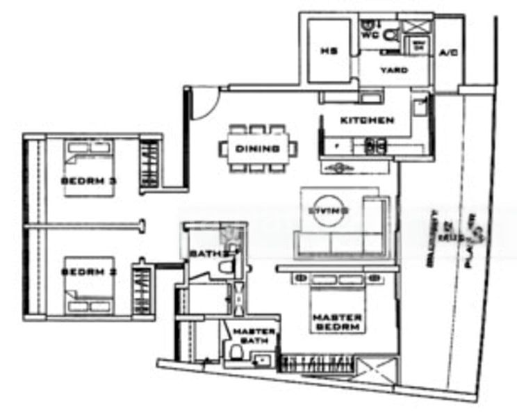 3 Bed Condo for Rent in  Sophia Residence - Image 14