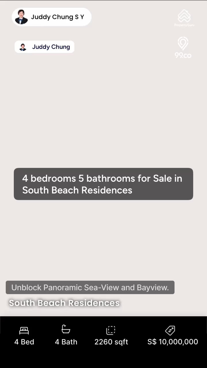 4 Bed Condo for Sale in  South Beach Residences - Image 14