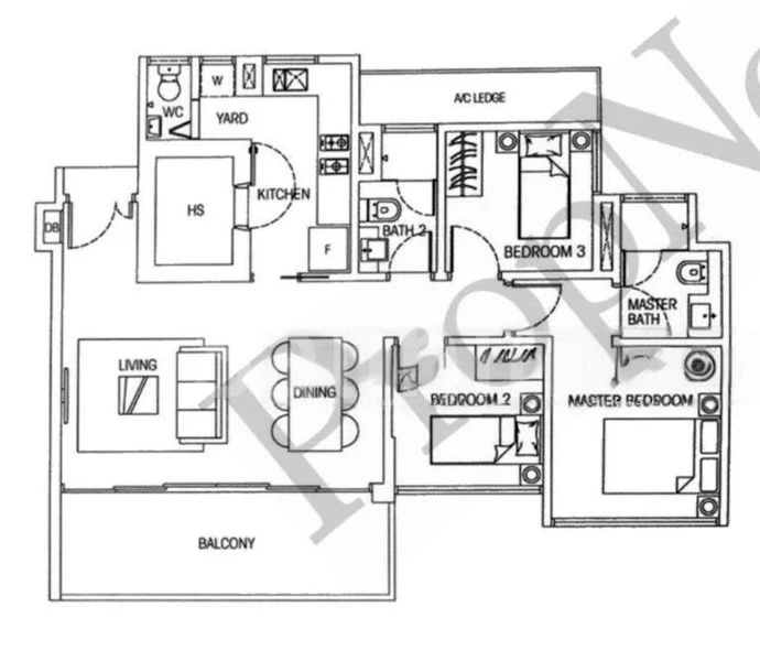 3 Bed Condo for Sale in  Hedges Park Condominium - Image 8