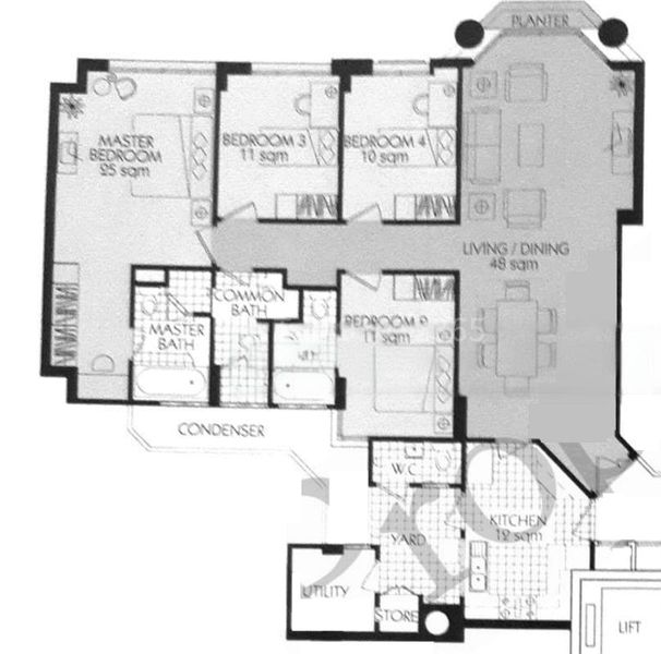 4 Bed Condo for Rent in  Signature Park - Image 9