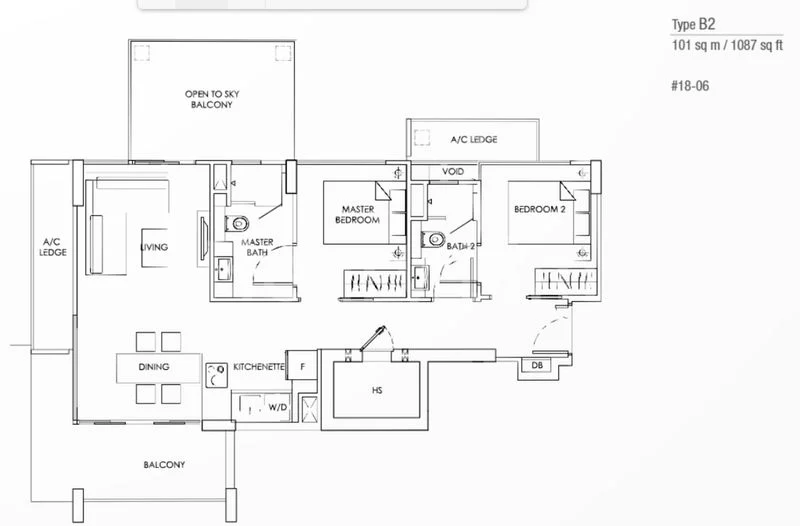2 Bed Condo for Sale in The Line @ Tanjong Rhu - Image 15