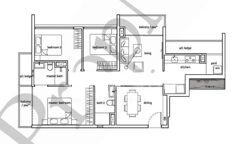 3 Bed Executive Condo for Sale in The Amore - Image 12