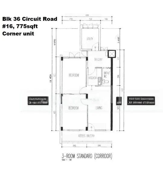 3 Room (3STD) HDB for Sale in  36 Circuit Road - Image 11