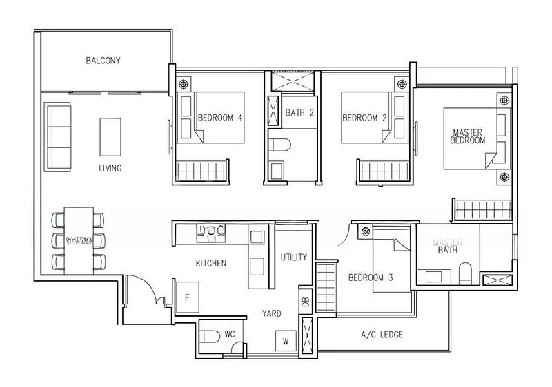 4 Bed Executive Condo for Rent in  Ecopolitan - Image 19