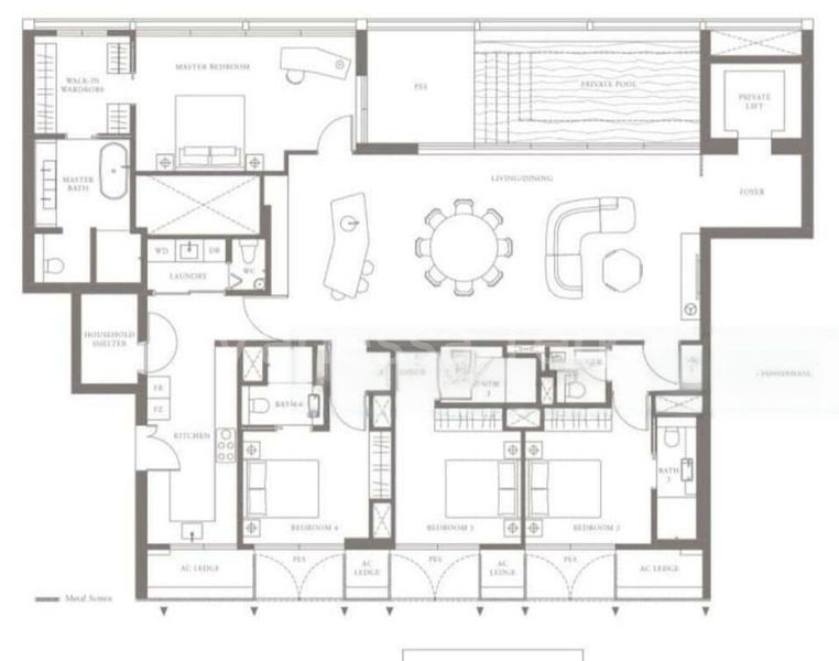 4 Bed Condo for Rent in  MeyerHouse - Image 5