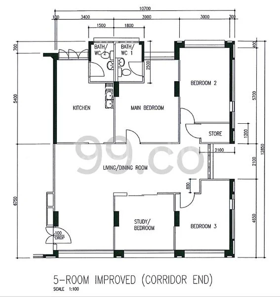 Common Room (HDB) for Rent in  355 Woodlands Avenue 1 - Image 6