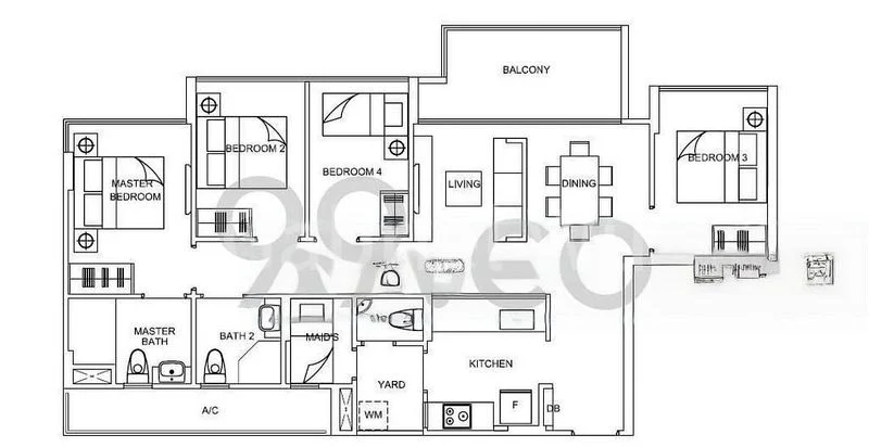 4 Bed Condo for Rent in  La Fiesta - Image 11