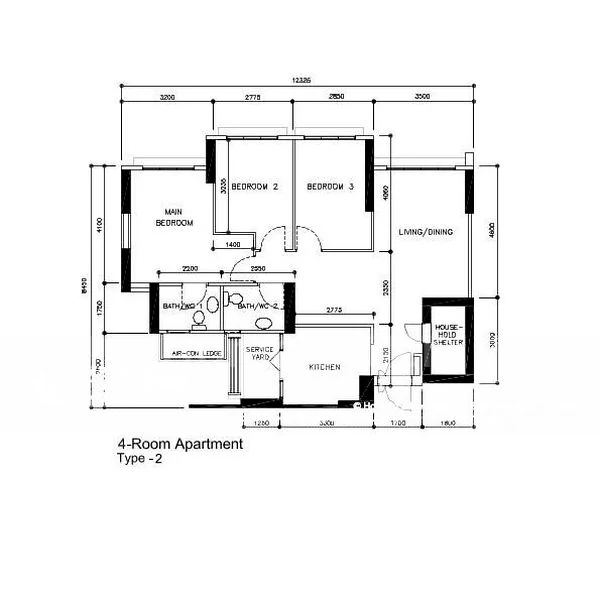 4 Room (4A) HDB for Sale in 78 Lorong Limau - Image 11