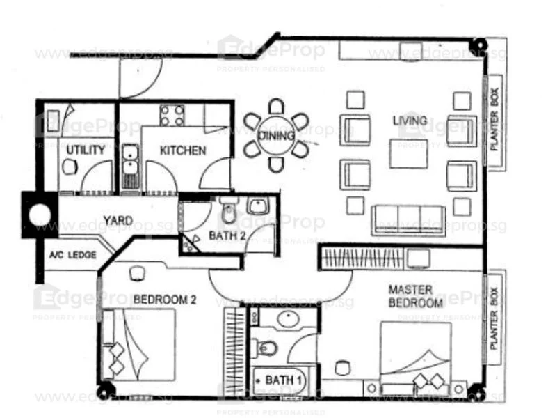 2+1 Bed Condo for Rent in  Le Wood - Image 6
