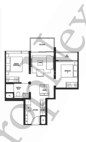2 Bed (Condo) for Rent in  Midtown Modern - Image 14