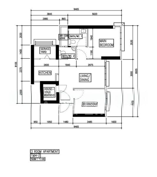 3 Room (3A) HDB for Sale in 53 Strathmore Avenue - Image 19
