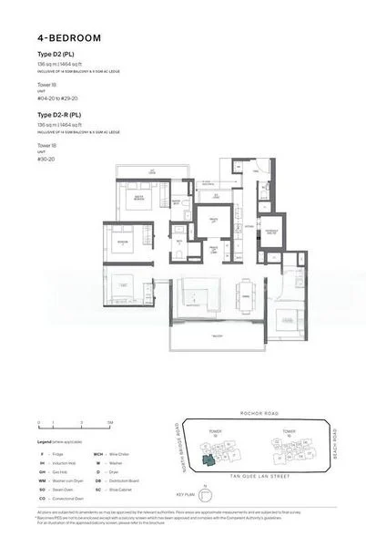 4 Bed Condo for Rent in  Midtown Modern - Image 6