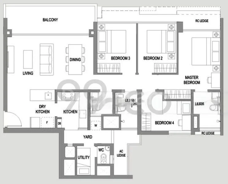 4 Bed Executive Condo for Sale in  The Topiary - Image 15