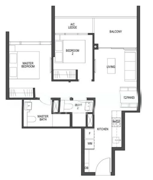 2 Bed Condo for Rent in Pullman Residences Newton - Image 19