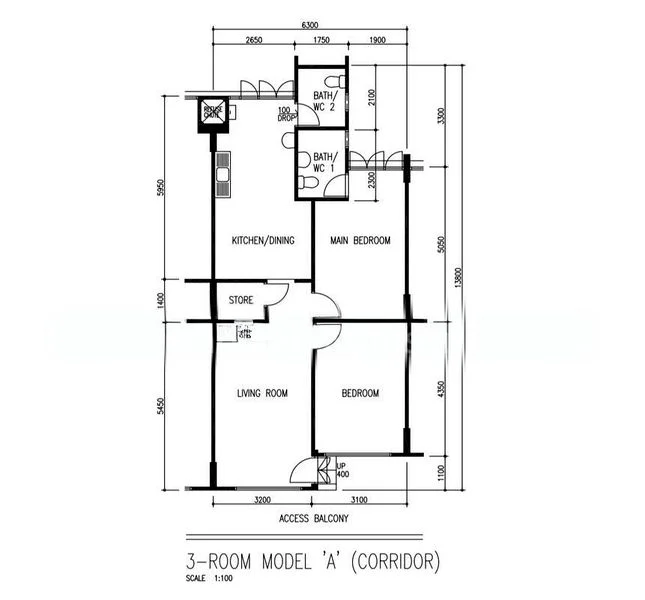 3 Room (3A) HDB for Sale in  853 Yishun Ring Road - Image 14