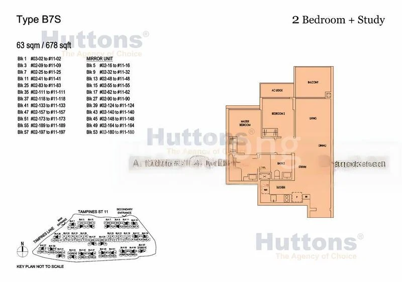 2 Bed Condo for Rent in  Treasure at Tampines - Image 7