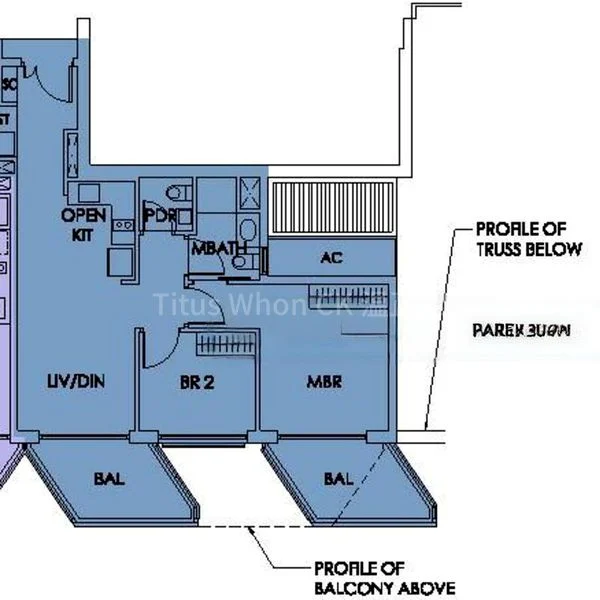 2 Bed Condo for Rent in Sky Habitat - Image 14