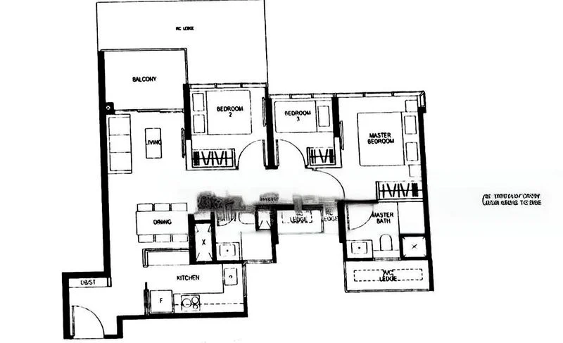 3 Bed Condo for Rent in  The Garden Residences - Image 14