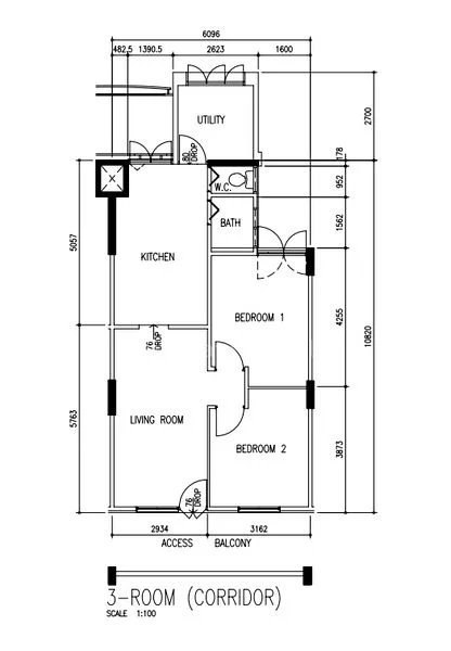 3 Room (3I) HDB for Sale in  6 Marsiling Drive - Image 12