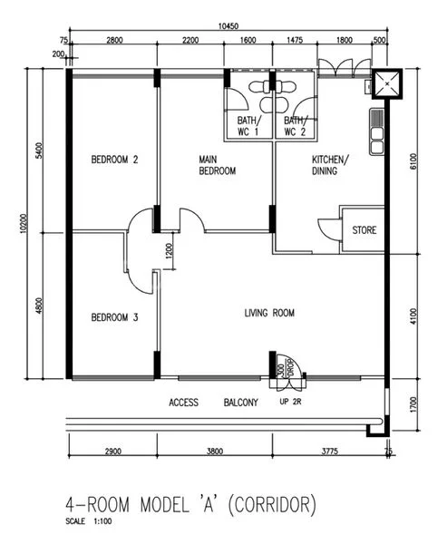 4 Room (4A) HDB for Sale in  844 Yishun Street 81 - Image 4
