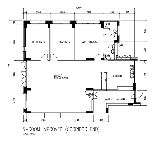 5 Room (5I) HDB for Rent in  491D Tampines Street 45 - Image 15