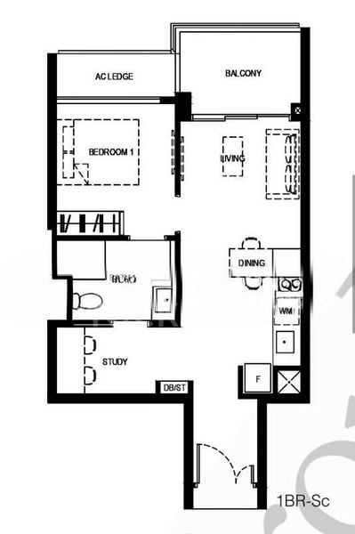 1 Bed Condo for Rent in  Normanton Park - Image 7
