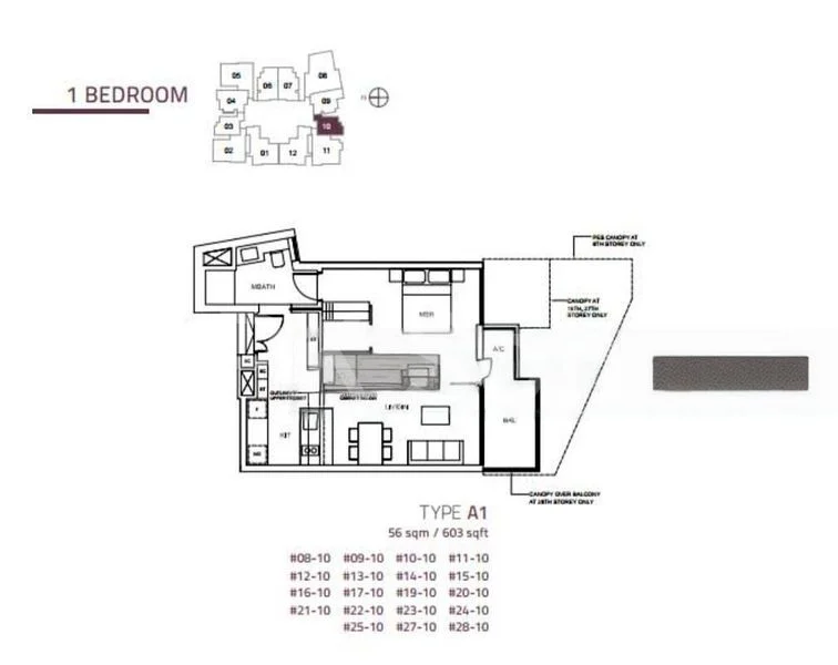 1 Bed Condo for Rent in  Cairnhill Nine - Image 15