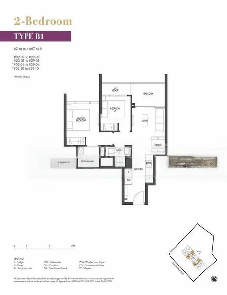 2 Bed Condo for Rent in Pullman Residences Newton - Image 8