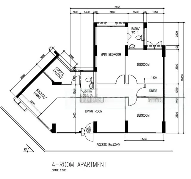 4 Room (4A) HDB for Sale in  602 Woodlands Drive 42 - Image 7