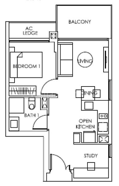 1 Bed (Condo) for Rent in  Bedok Residences - Image 10