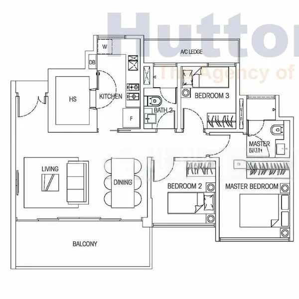 3 Bed Condo for Rent in  Hedges Park Condominium - Image 5