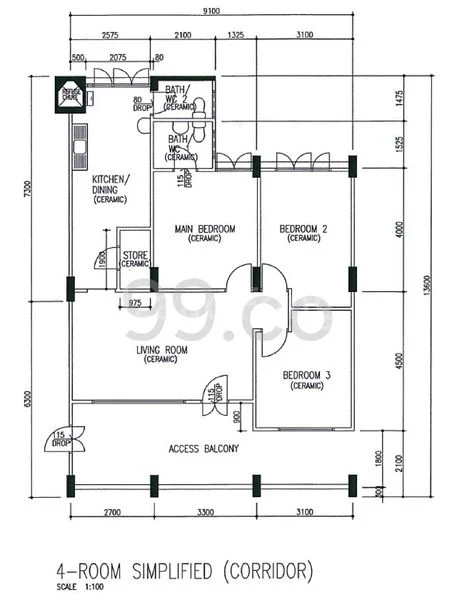4 Room (4S) HDB for Sale in 334 Serangoon Avenue 3 - Image 11